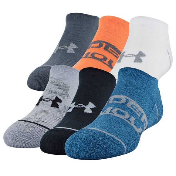 ▪️UNDER ARMOUR BOYS' ESSENTIAL LIFE NO SHOW SOCKS SZ 4Y▪️